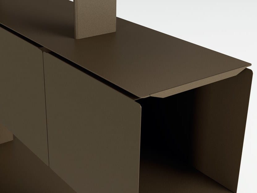 Прессованный алюминиевый офисный книжный шкаф Systemtronic ARCH-00077374 - Вид №7