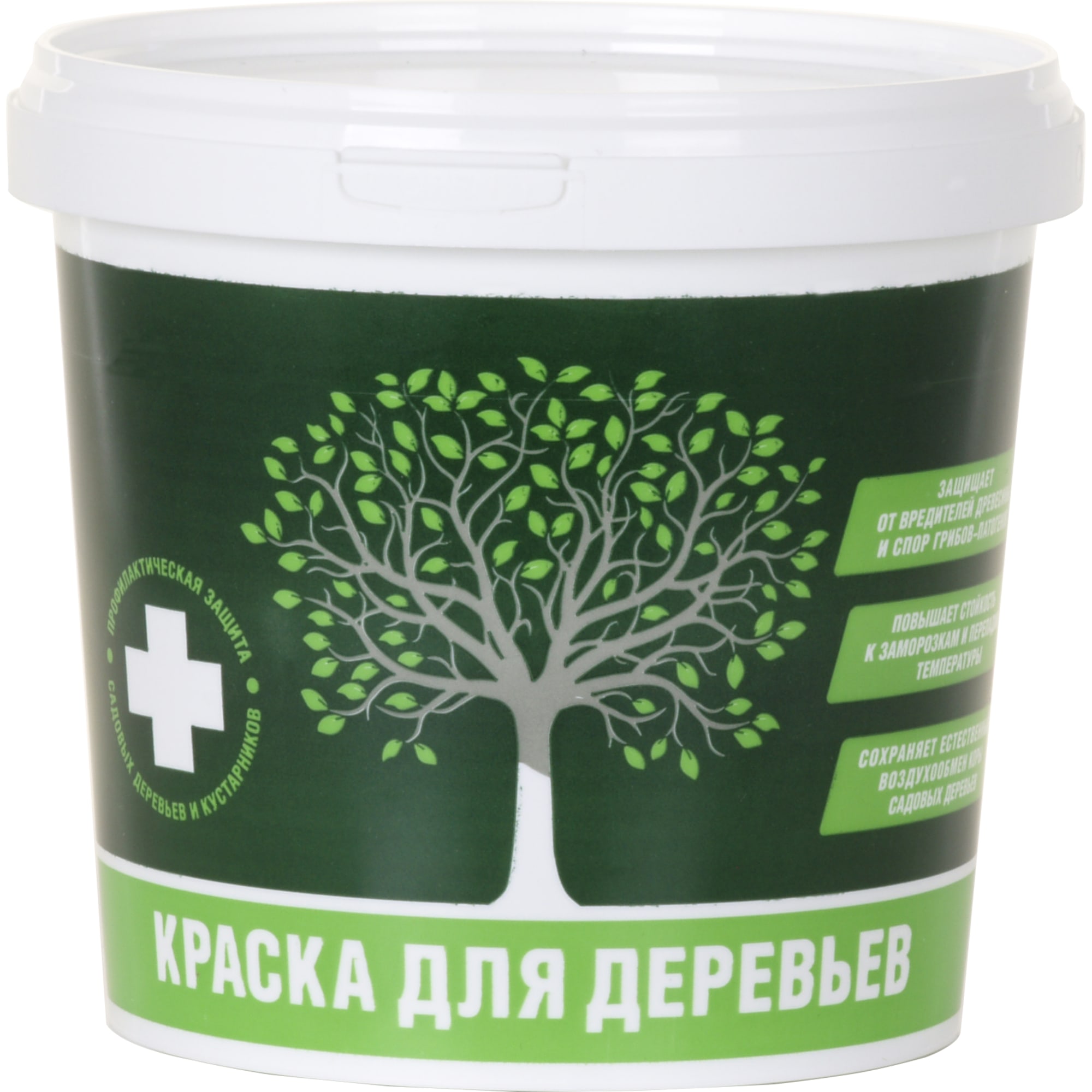 82565731 Краска для деревьев акриловая 1.2 кг цвет белый Santreyd 