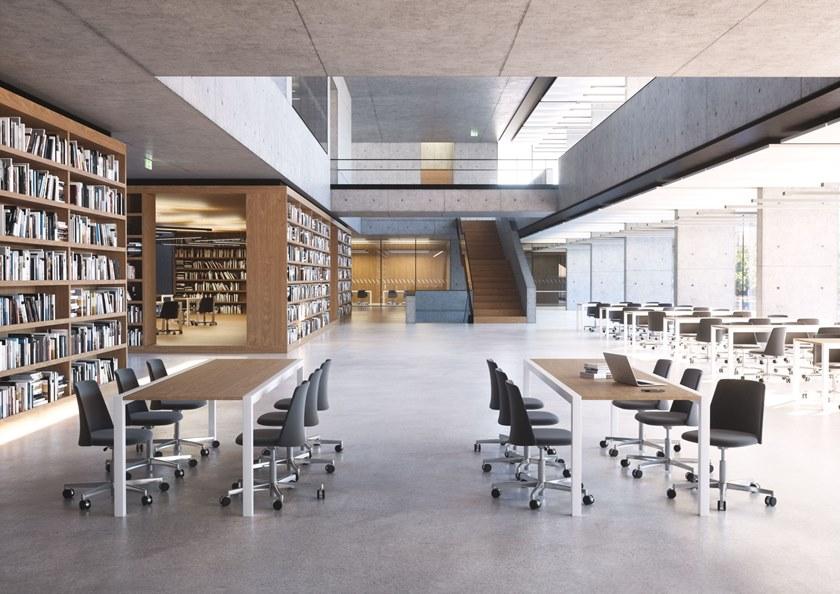 LD Seating Вращающийся стул на козелке из ткани Melody chair 361, f90-wh - Вид №2