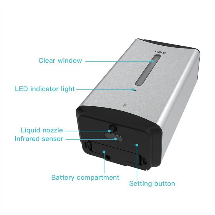 Автоматический дозатор жидкого мыла AIKE AK1206_03  - Вид №3