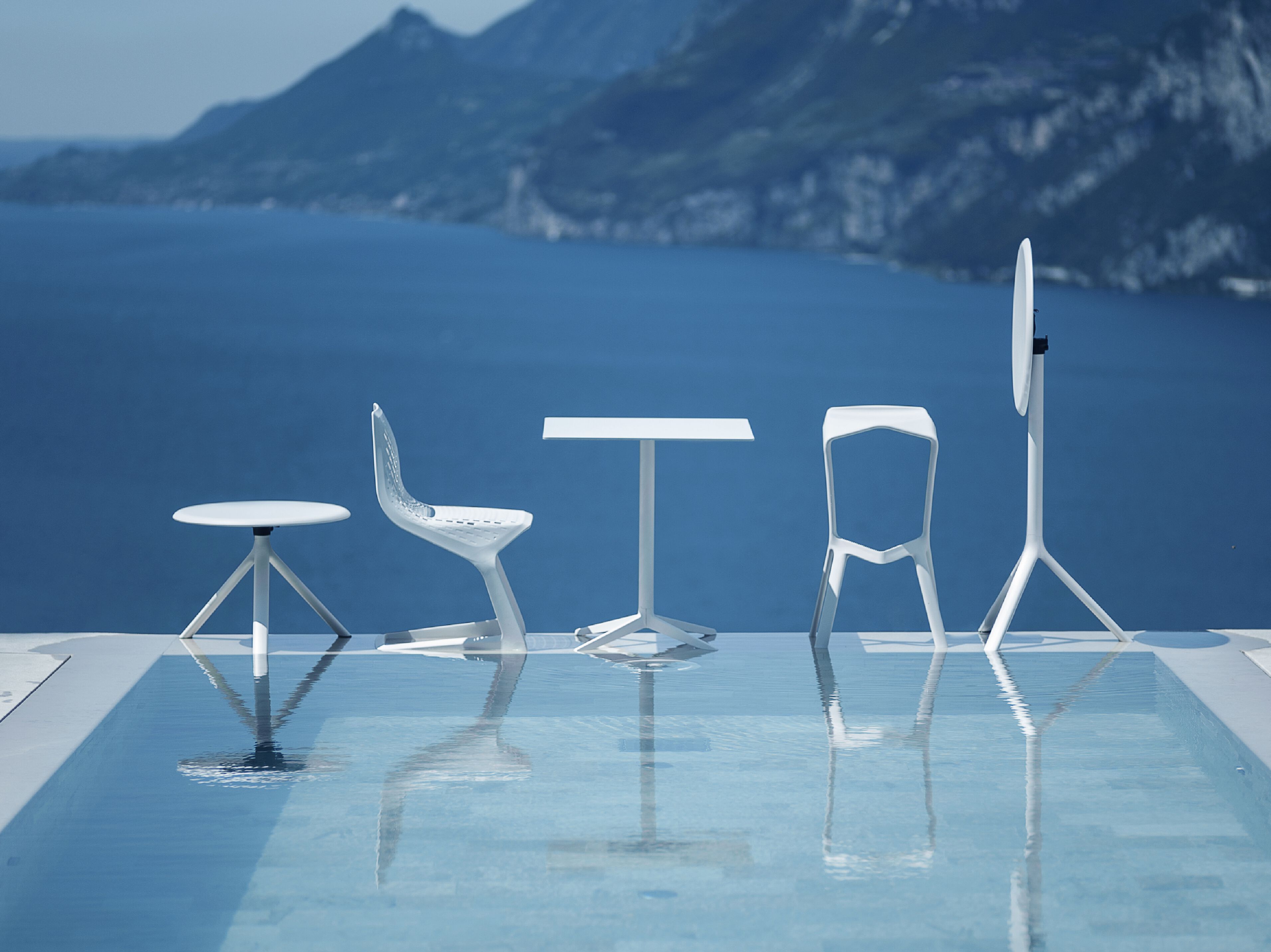 Круглый журнальный столик с чугунной основой Plank Mister X ARCH-00058492 - Вид №3