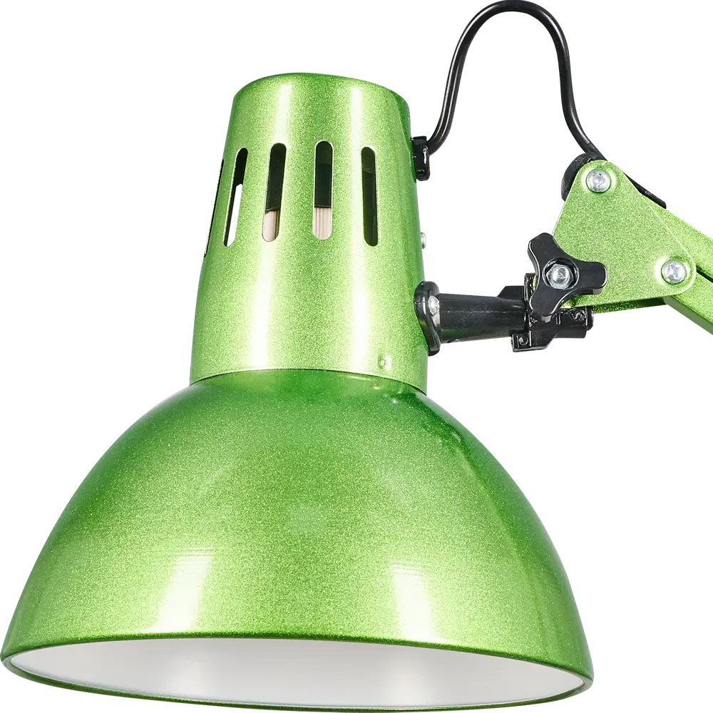 Рабочая лампа настольная KD-312 на струбцине, цвет зелёный CAMELION STLM-2002320 - Вид №3