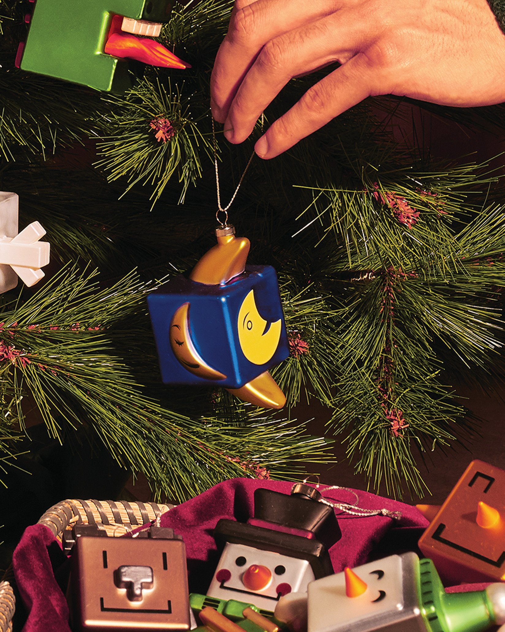 Новогоднее украшение Alessi Mooncube GJ02 8 - Вид №1