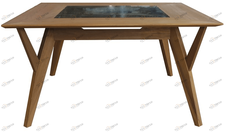 Host & Home Стол из дерева и стекла H&h sun-id-1433753