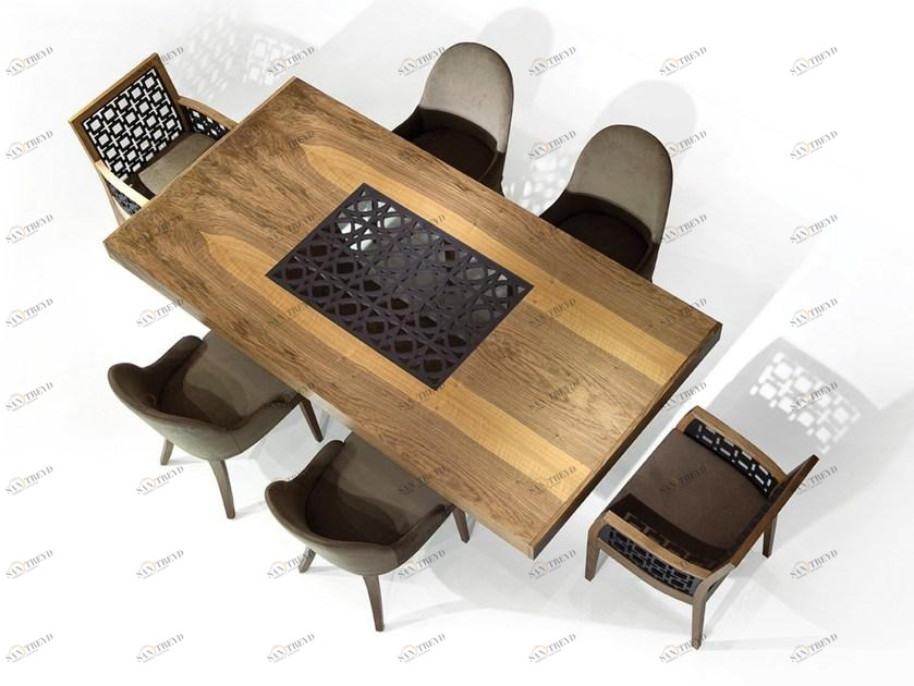 Mobi Прямоугольный обеденный стол из ореха sun-id-1493855