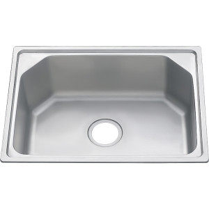 Мойка 5543 U MELANA 0,8/180 врезная прямоугольная с сифоном (245 t *6)