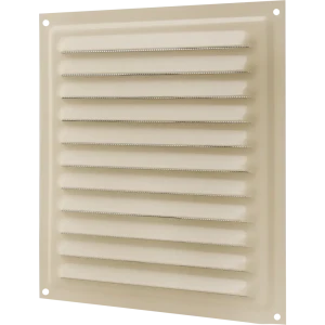 Решётка вентиляционная с сеткой Вентс МВМ 200 200х200 мм металл цвет бежевый