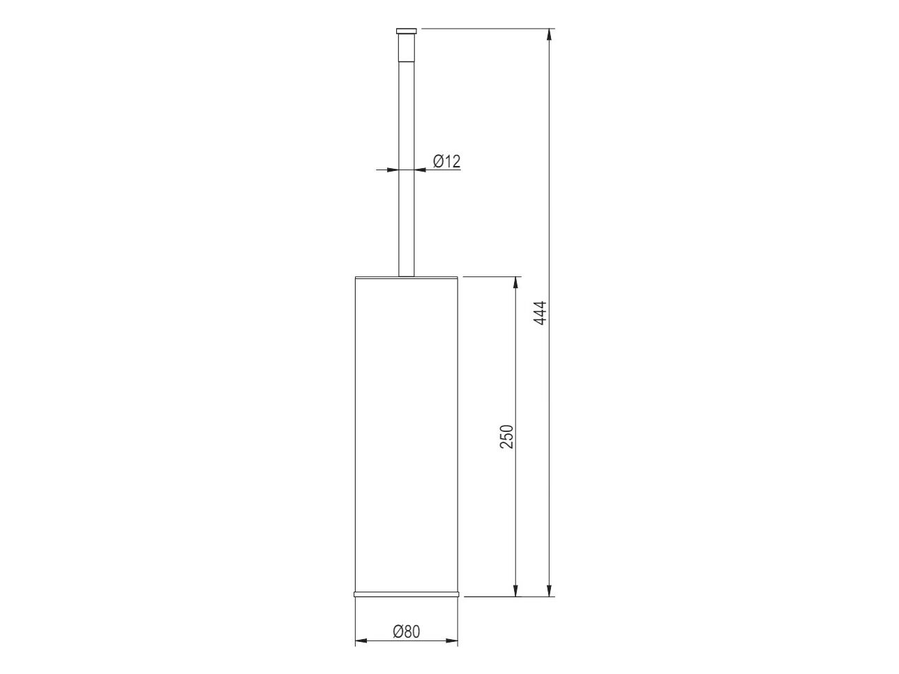 Туалетная щетка из нержавеющей стали Super Inox ARCH-00034571 - Вид №2