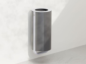 Настенный оцинкованный стальной мусорный ящик