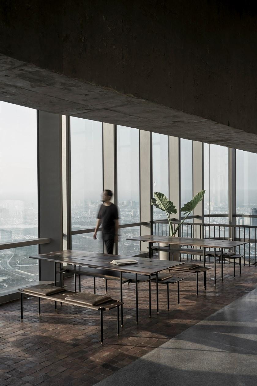 District Eight Выдвижная консоль из стали и дерева Stacking M234-dl  - Вид №7