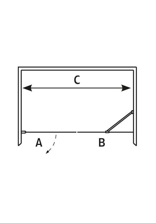 1450679 Nice Shower Igloo Pro Double Rack + Fast 80X130 ... Hafa Матовый  - Вид №2