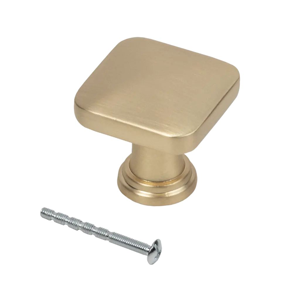 INSPIRE Тея - золотая мебельная ручка-кнопка для шкафов и комодов 88220646 STLM-1010619 - Вид №3