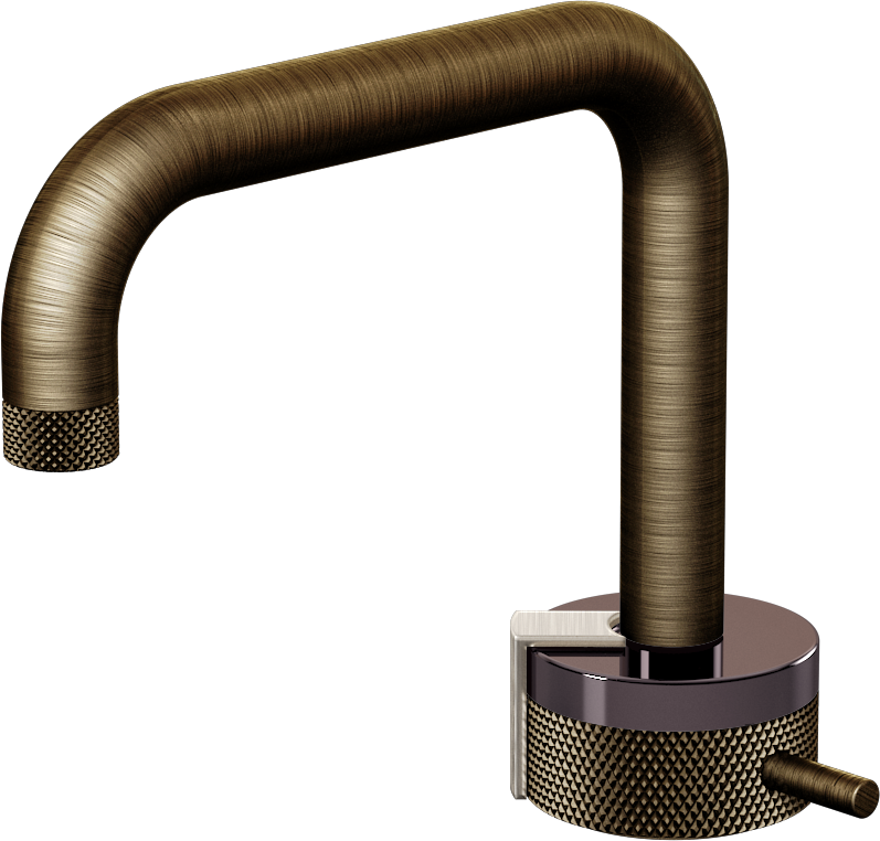 E-11500-R1OX-L2BNi-VBB Однорычажный прогрессивный смеситель для раковины - излив 15,3см GRAFF MOD+