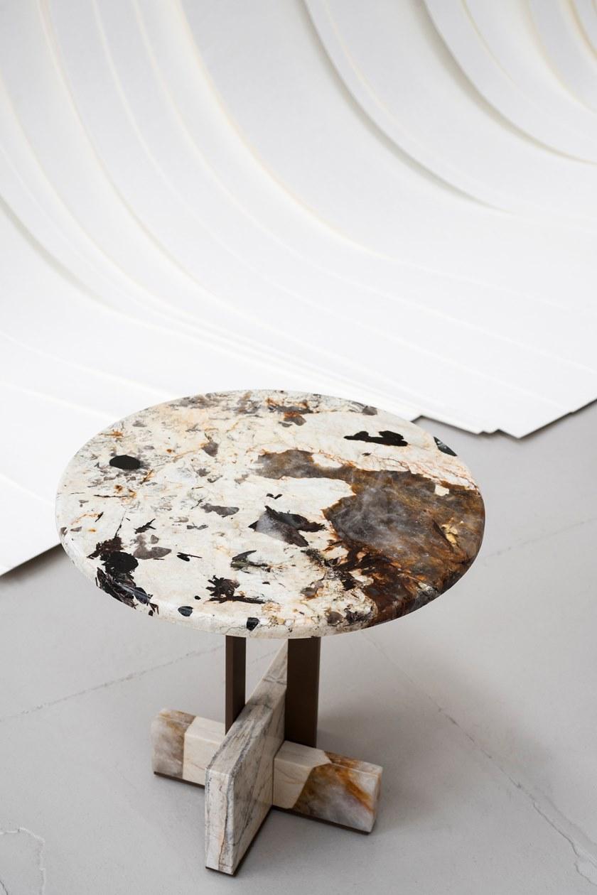 Tacchini Круглый журнальный столик из мрамора sun-id-1451253 - Вид №5