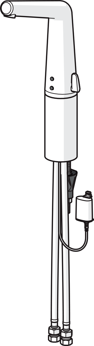 Oras 3017F Высокий смеситель, 6 V 3017F Inspera Хром  - Вид №2