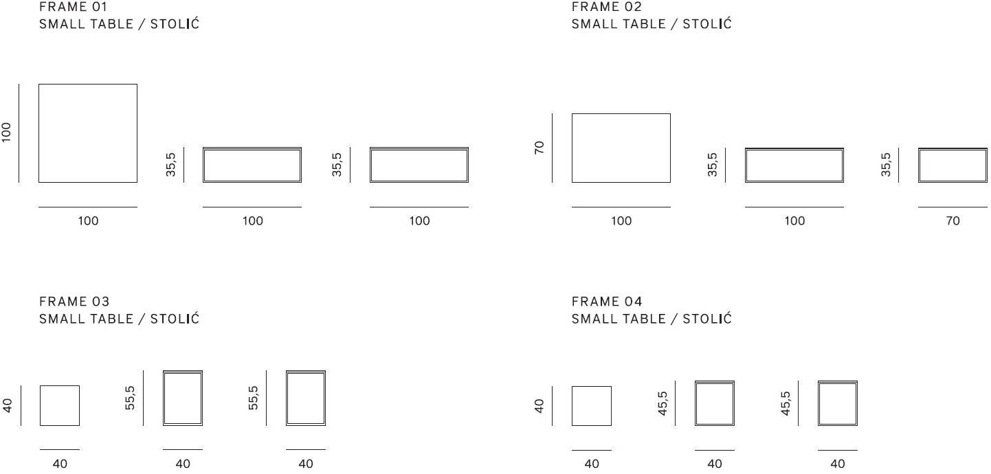 prostoria Кофейный столик Frame sun-id-1455092 - Вид №1