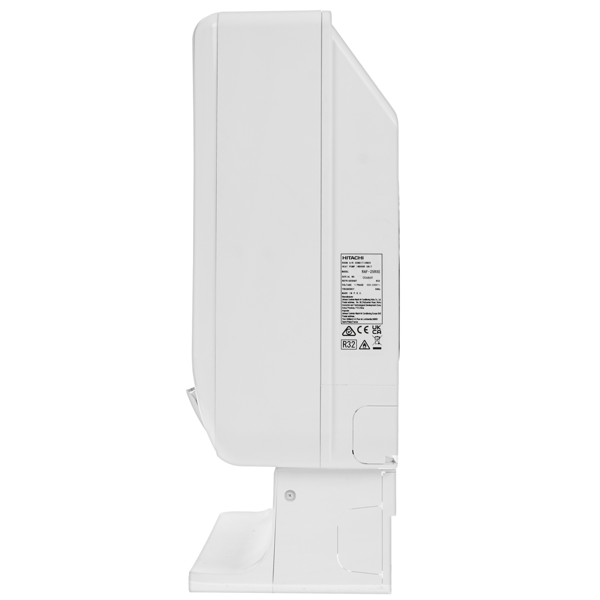 9973724 Кондиционер напольный сплит-система Hitachi RAF-25RXE белый STDN-0040675 - Вид №2