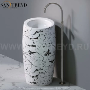 L100T0R0VT.440 Напольная раковина стоящая круглая A. e T. Italia SPOT