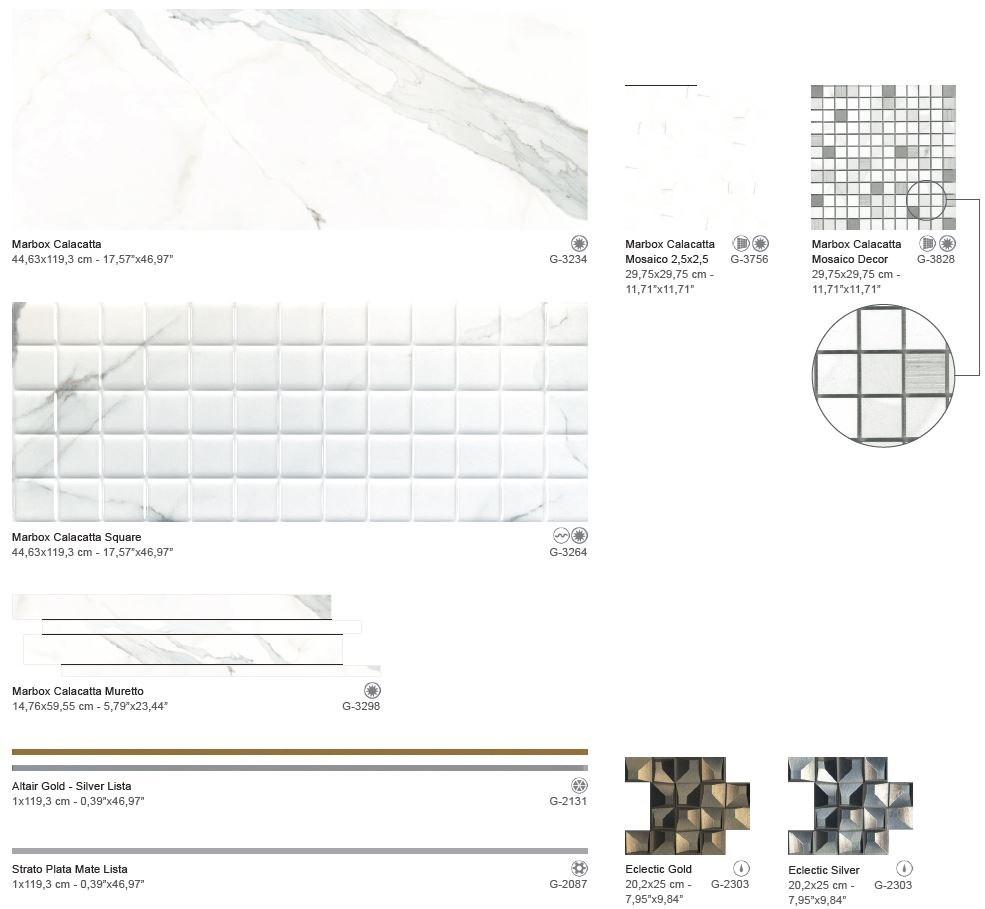 Aparici Белая плитка для стен с эффектом мрамора Marbox sun-id-1480378 - Вид №6