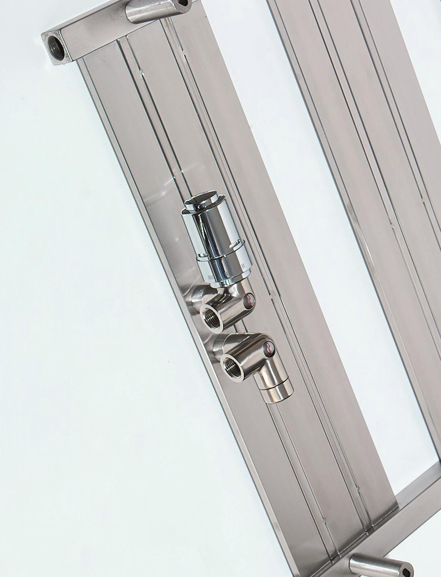 Полотенцесушитель Hammam BIANCA Stainless steel  комбинированный; электрический или водяной Сталь  - Вид №16
