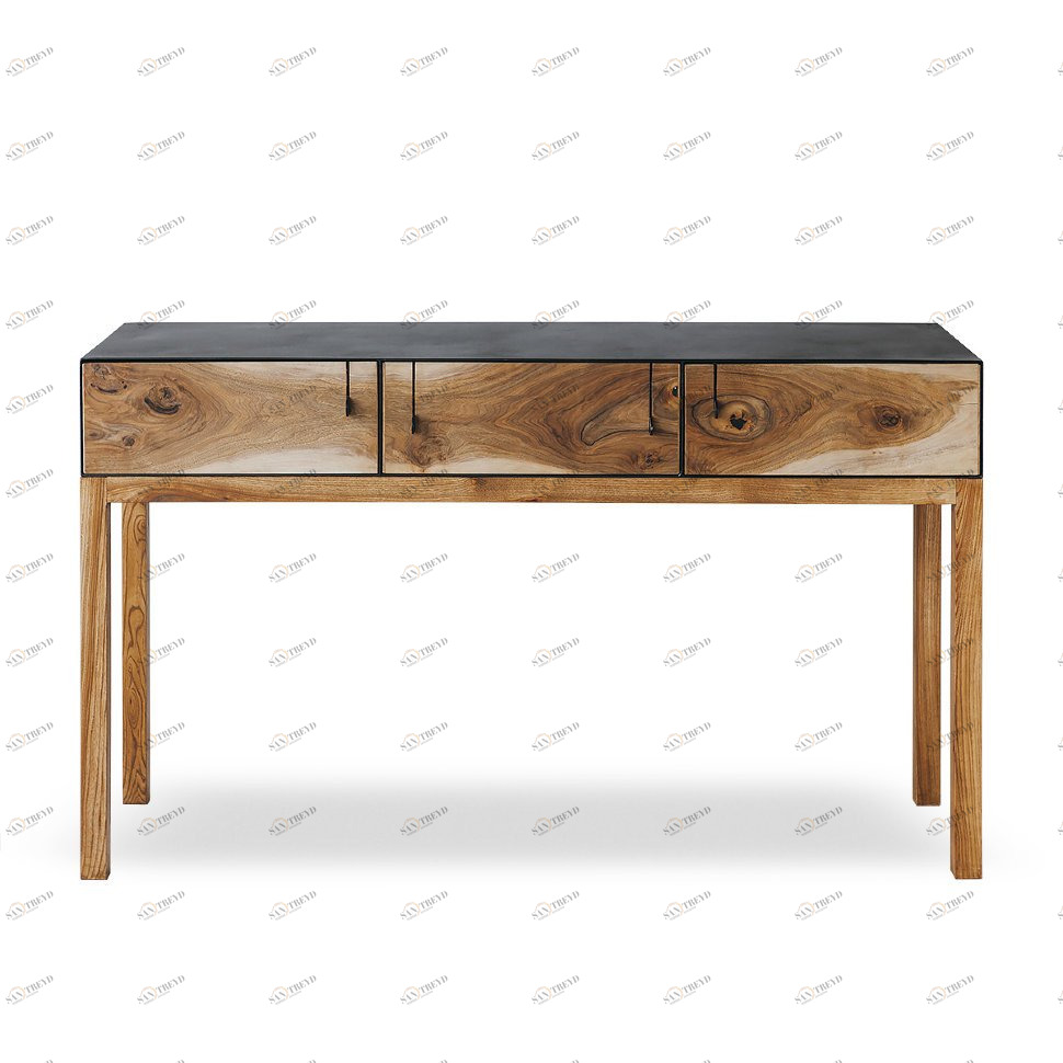 Консоль с ящиками деревянная Tank ICON DESIGNE ПОД СТАРИНУ 178156 Коричневый 