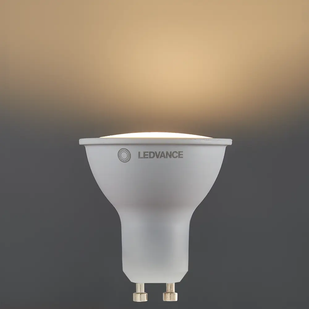 Набор умных ламп светодиодных Wi-Fi Ledvance Smart Plus GU10 220-240 В 5 Вт спот прозрачная 350 лм, изменение цвета RGB, 3 шт STLM-2123841 - Вид №2