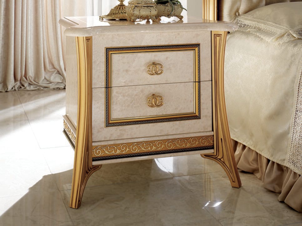 Деревянная прямоугольная тумбочка с ящиками Arredoclassic Мелодия ARCH-00119297