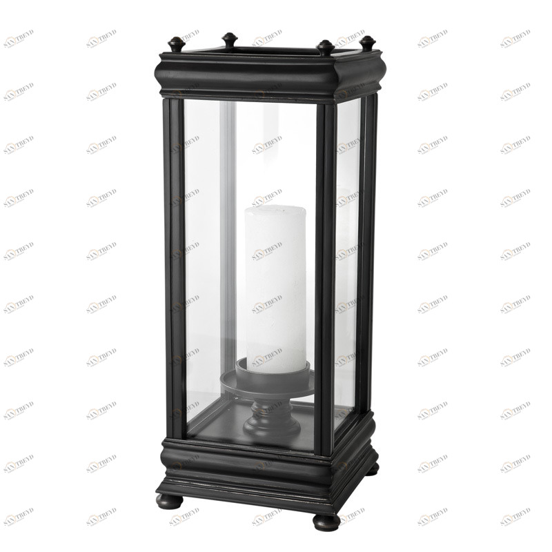 Подсвечник-фонарь металлический черный Prince Charles от Eichholtz EICHHOLTZ EICHHOLTZ 060271 Черный 