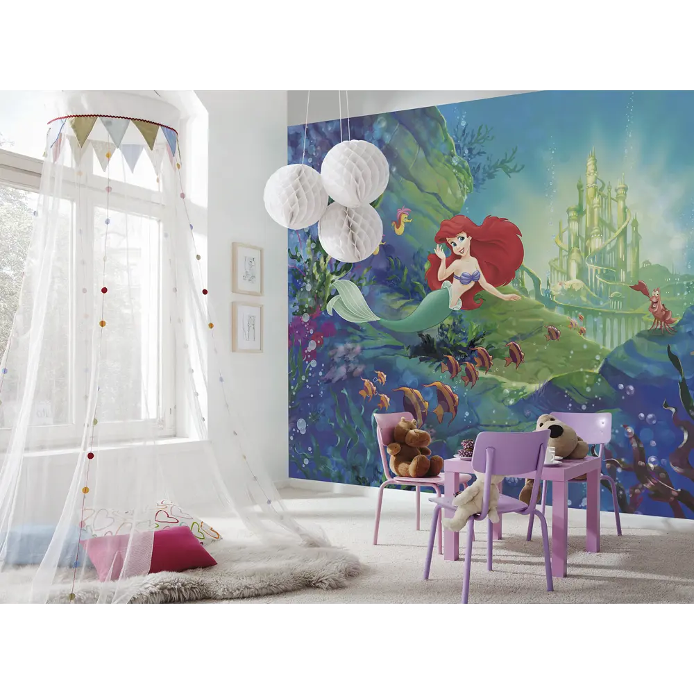 Фотообои «Замок Ариэль» бумажные 368x254 см 8-4021 Komar Disney/Marvel/Star Wars STLM-2206803 - Вид №2
