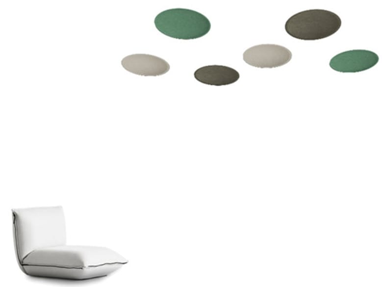 Красочные и легкие потолочные звукопоглощающие панели Slalom ECOrange ARCH-00131722 - Вид №2