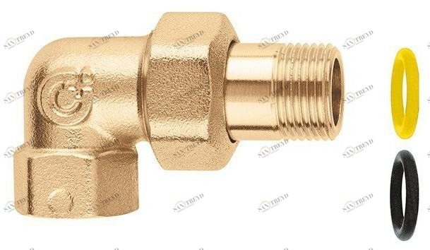 CALEFFI Изогнутый тройник sun-id-1497917