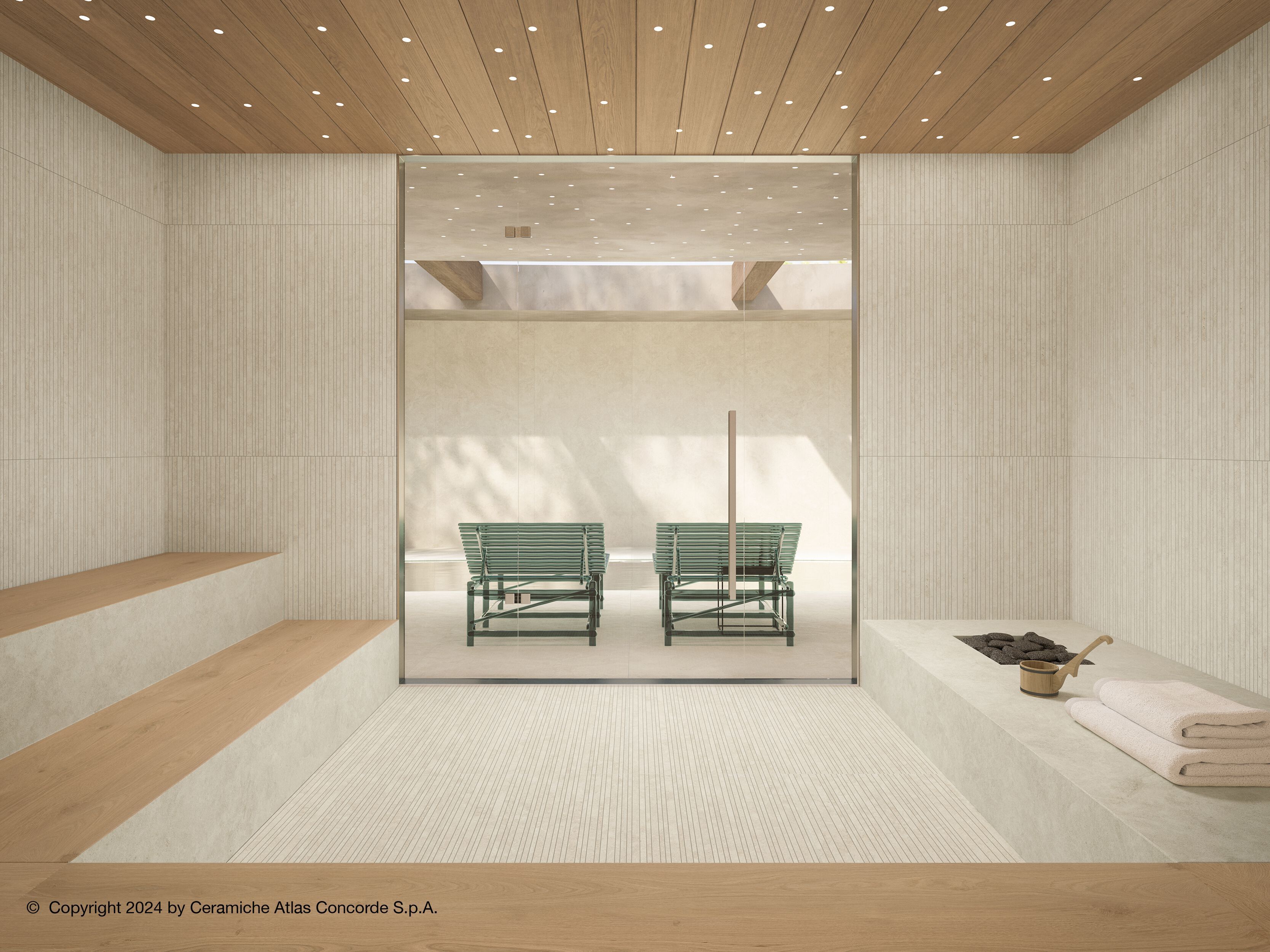 Пол / облицовка керамогранита с эффектом камня Atlas Concorde Boost Icor ARCH-00113949 - Вид №31