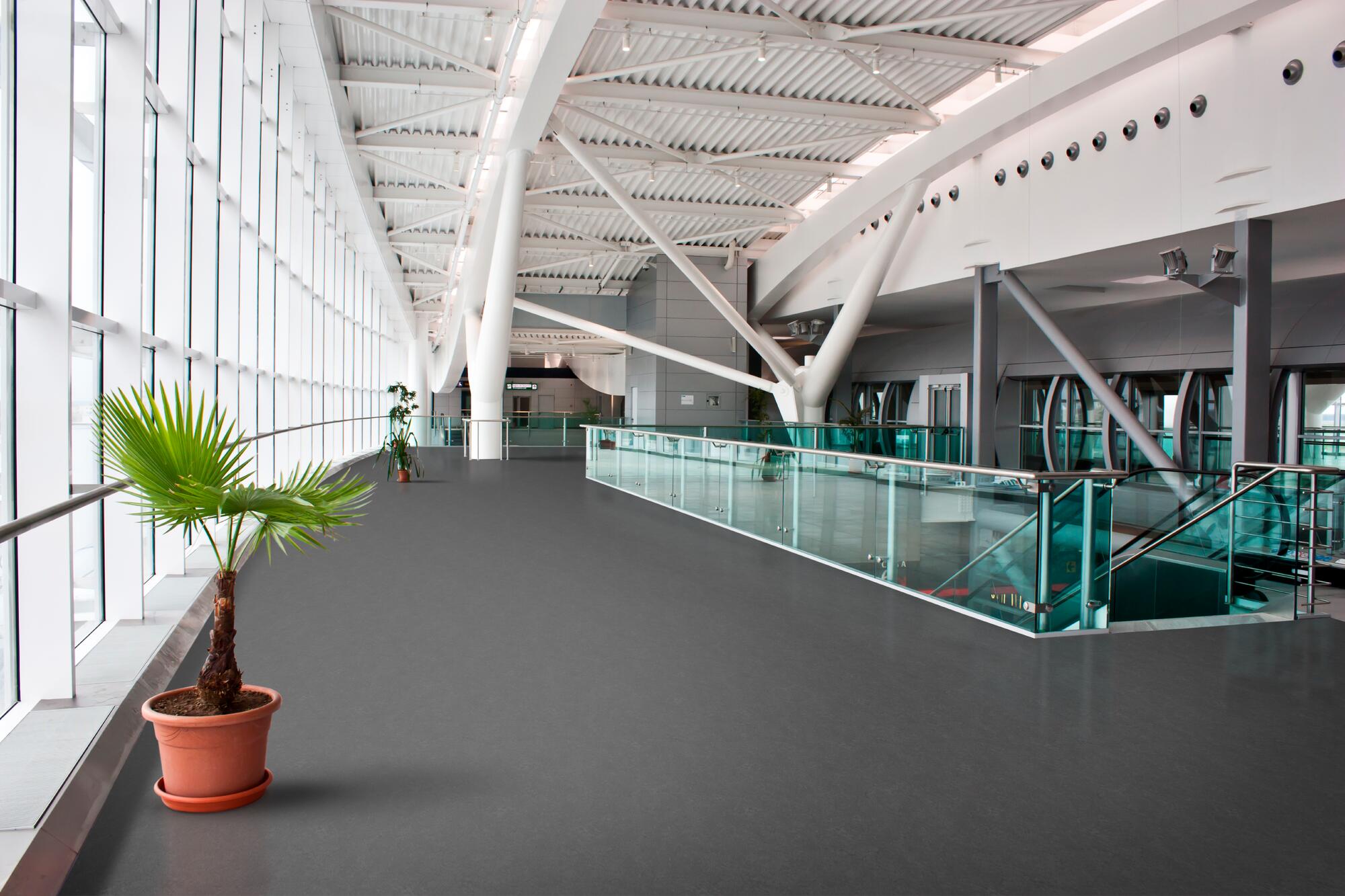 Противоскользящий виниловый пол с эффектом цемента BEAUFLOR Blacktex ARCH-00094413 - Вид №6