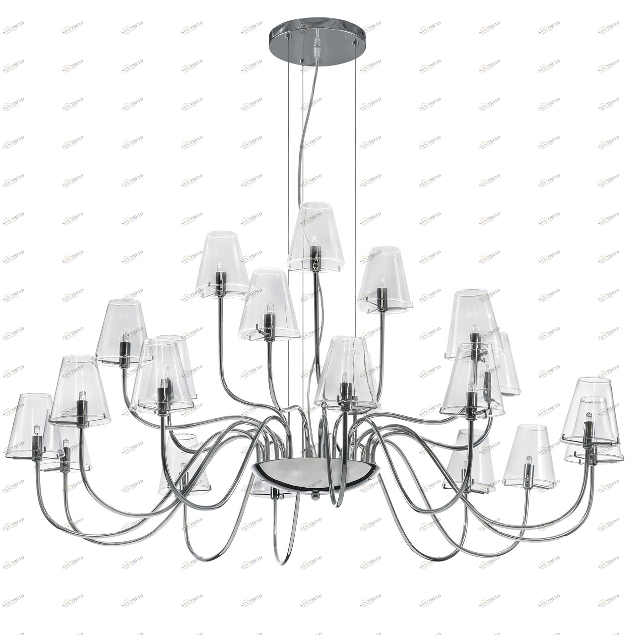 Подвесная люстра Lightstar Diafano 758214 LIGHTSTAR ДИЗАЙНЕРСКИЕ, DIAFANO 056289 Хром 
