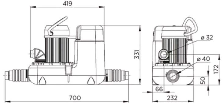 Sanitrit Станция подъема сточных вод  Scom1  - Вид №2