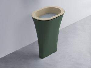 AMLA65-AV+AMPILO-BR+AMCOLO-MU Раковина Amedeo Ovale отдельностоящая cielo Enjoy + Amedeo