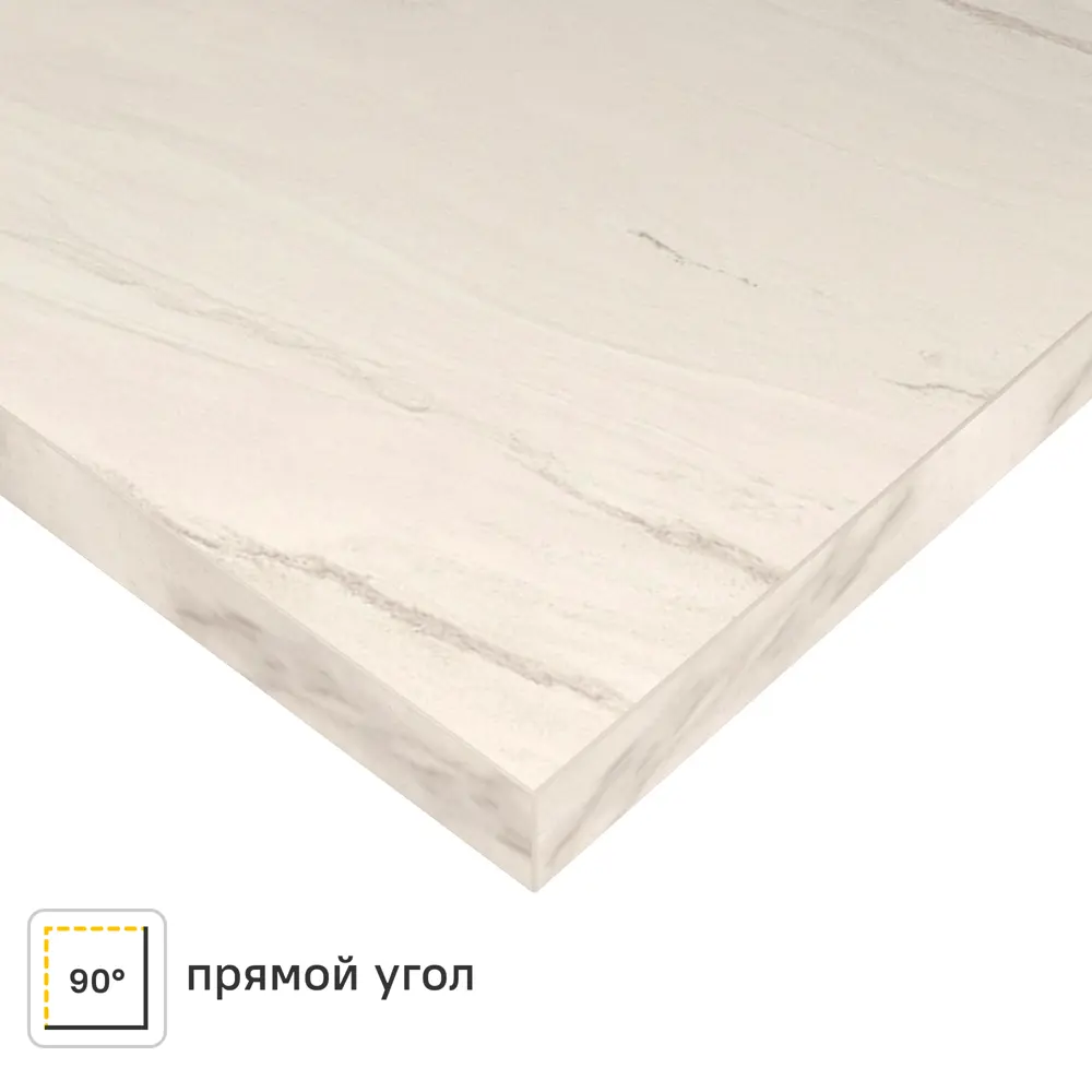 Столешница Delinia Браун Стоун 120x3.9x60 см HPL/ДСП цвет бежевый ДСП Прямой угол STLM-2094321