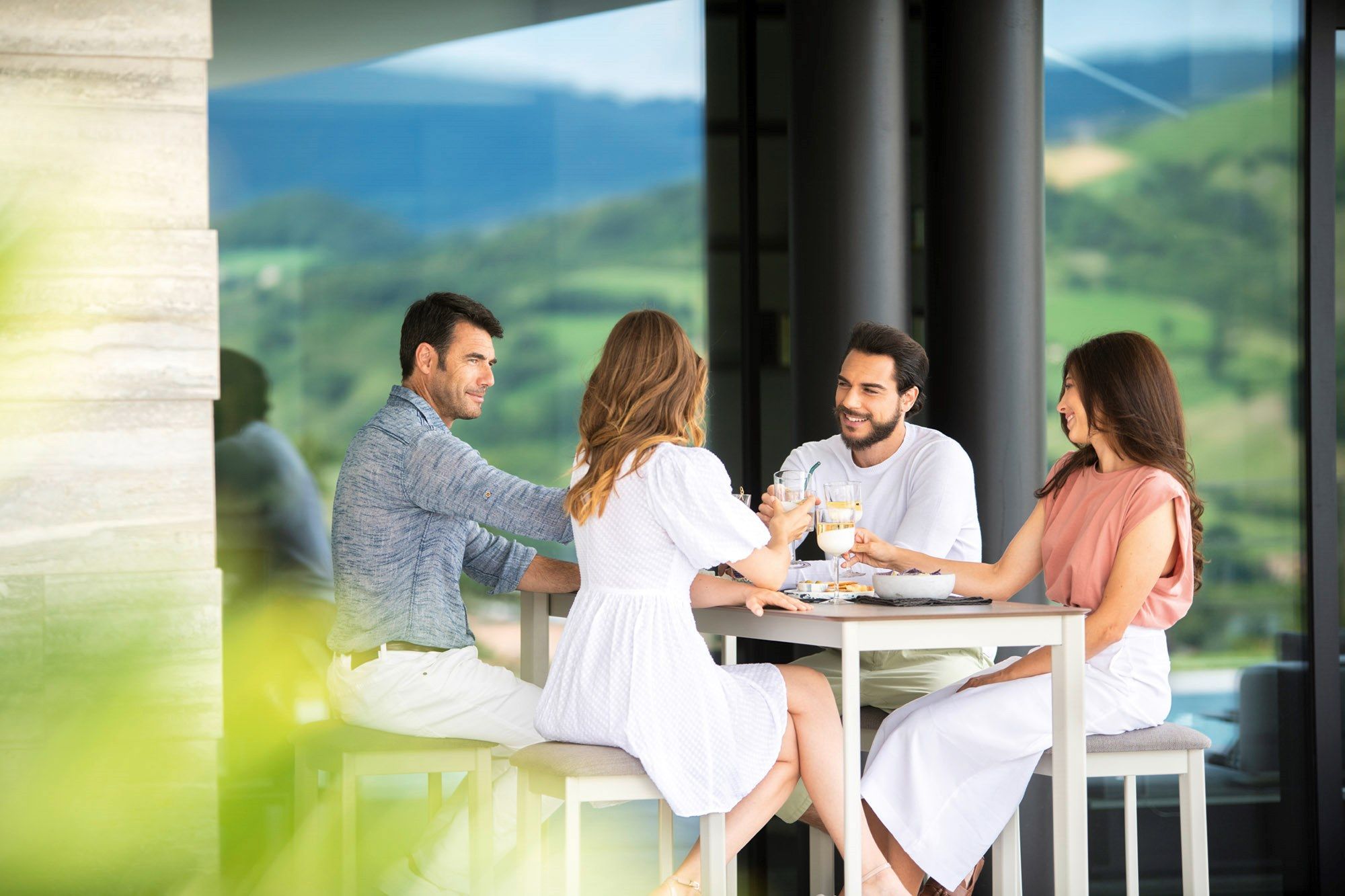 Высокий алюминиевый садовый стол с порошковым покрытием Varaschin ARCH-00022231 - Вид №10