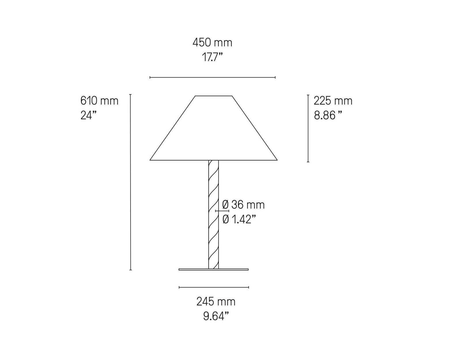 Латунная светодиодная настольная лампа CVL Luminaires Candy ARCH-00098607 - Вид №4