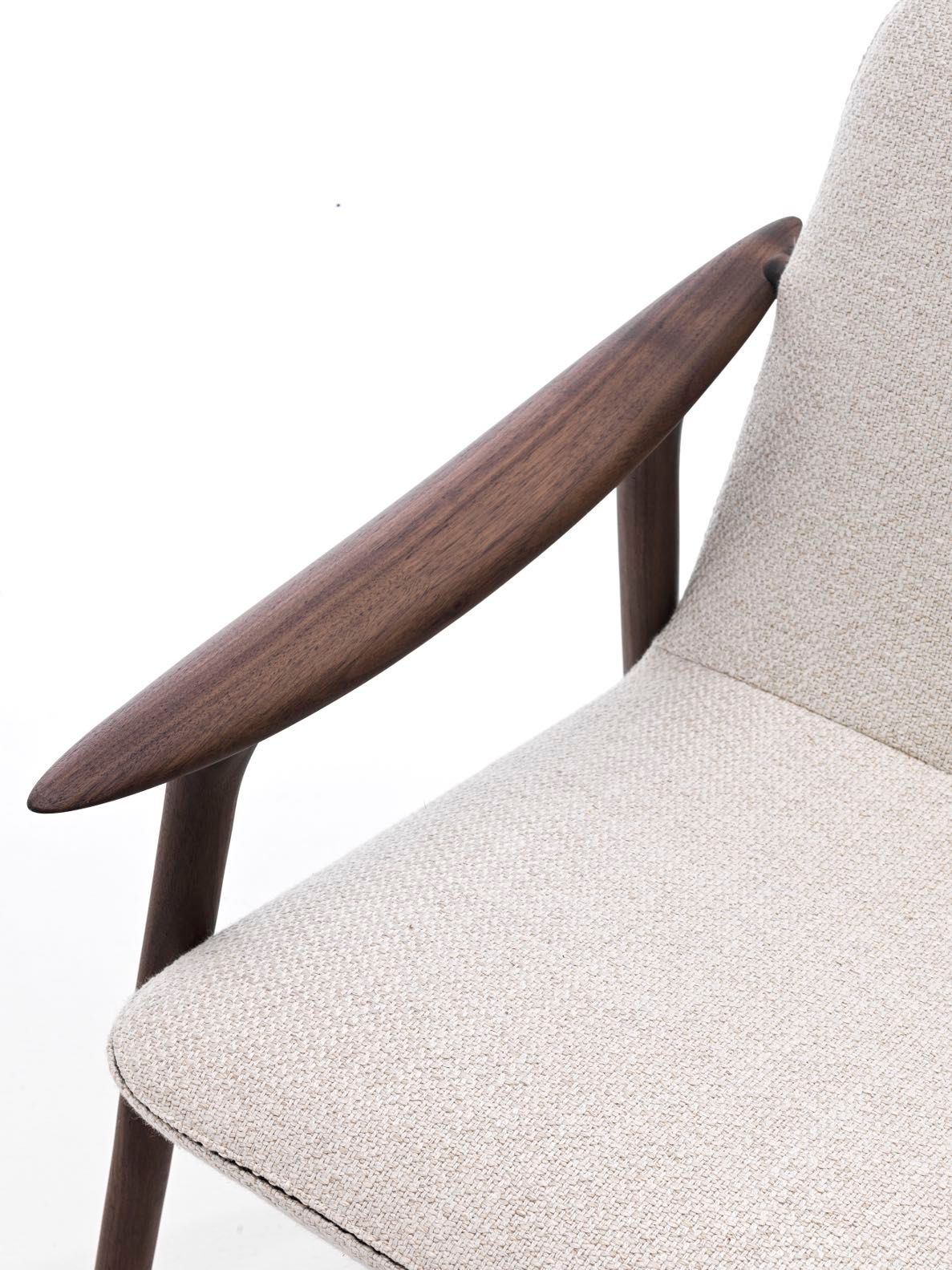 Мягкий тканевый стул с подлокотниками CEPPI Evergreen ARCH-00111986 - Вид №3