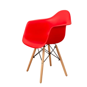 91988745 Кухонный стул Derstuhl 330 wood 43x82x60 см полипропилен цвет красный STLM-1474675