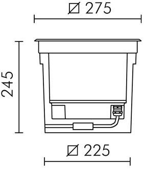 SIMES Напольный светильник ступеньки из литого под давлением алюминия Ring/flat sun-id-1429433 - Вид №19