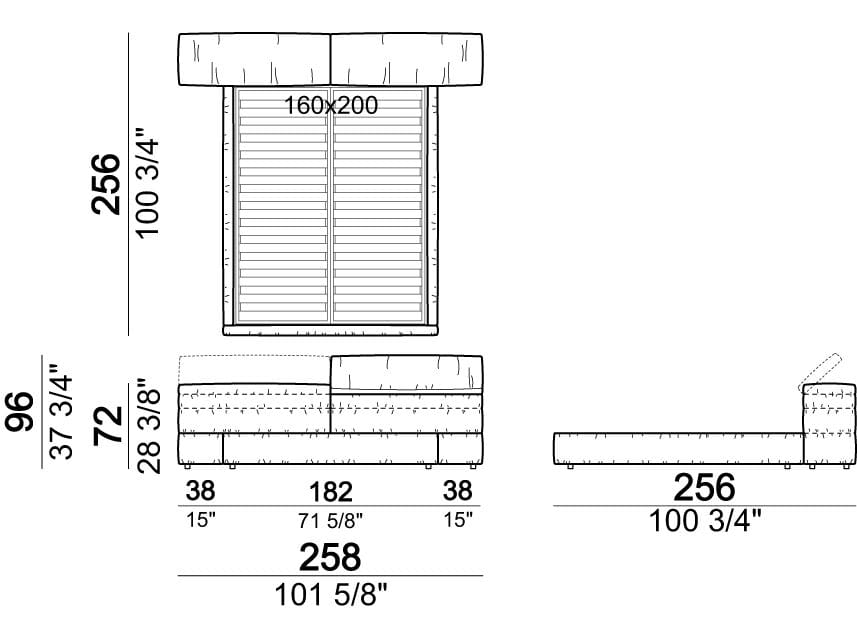 Двуспальная кровать для хранения Arketipo ARCH-00091972 - Вид №16