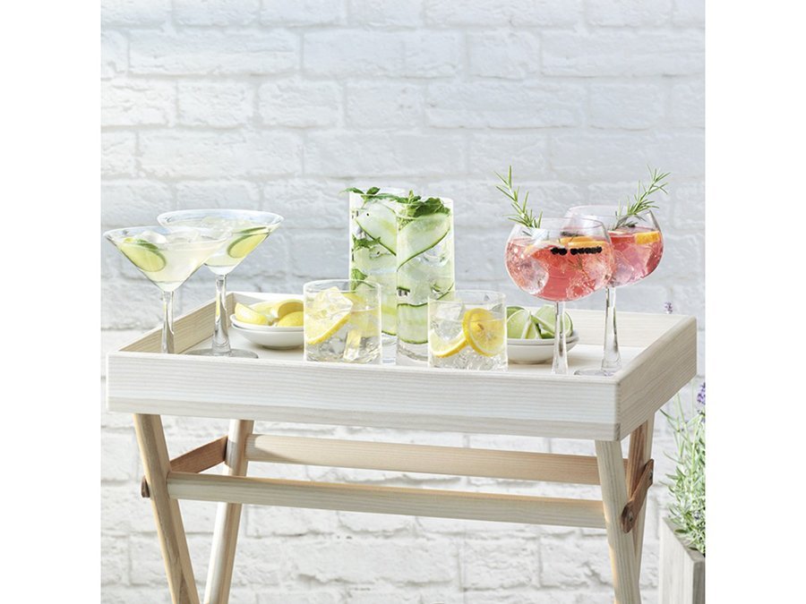 Набор бокалов для коктейлей gin 220 мл, 2 штуки LSA INTERNATIONAL GIN 00-3863018 Прозрачный  - Вид №1