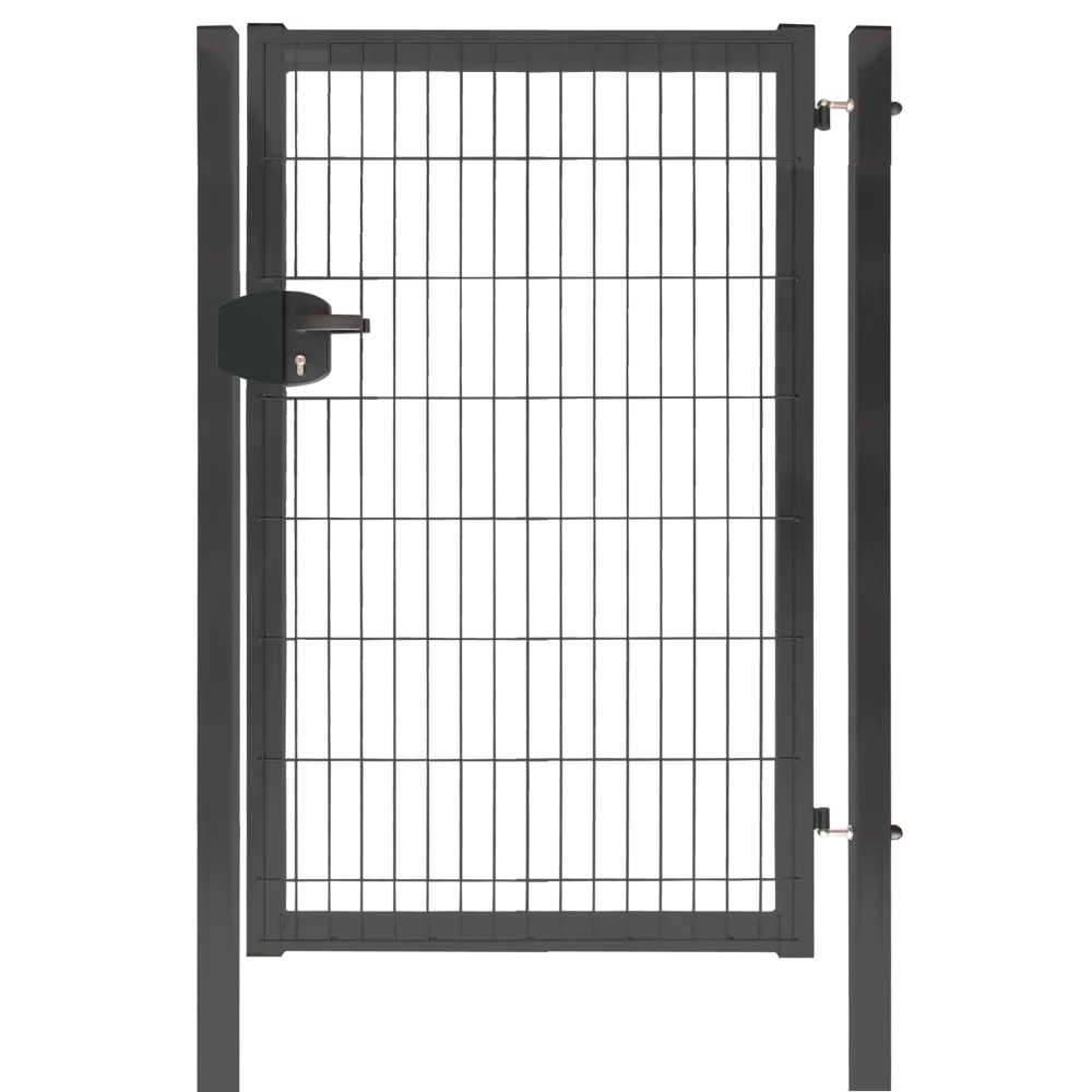 Калитка 3D Grand Line Medium 100x153 см правая универсальная RAL 7024 серый STLM-2048991