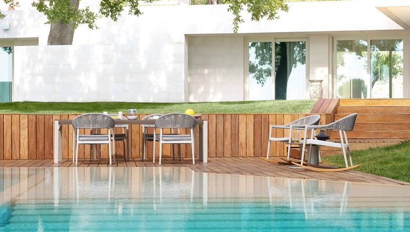 Varaschin Садовое кресло-качалка с подлокотниками Clever 229d - Вид №4