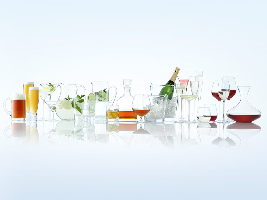 Набор из 2 высоких бокалов-флейт 100 мл Wine LSA INTERNATIONAL WINE 00-3863183 Прозрачный  - Вид №1