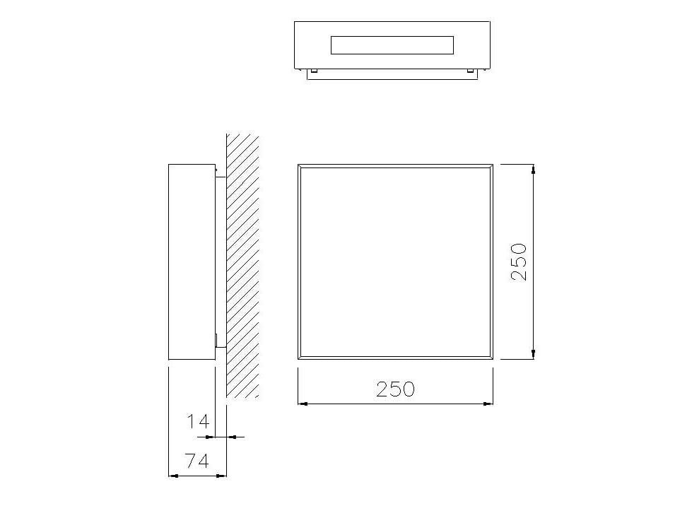Настенный светодиодный аварийный свет DAISALUX ORTO ARCH-00126071 - Вид №2