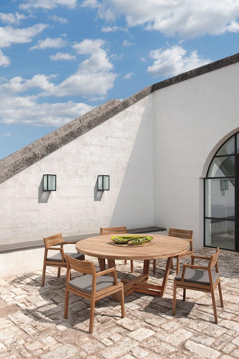 Ethimo Круглый садовый стол с ленивой сьюзан Costes sun-id-1426483 - Вид №3