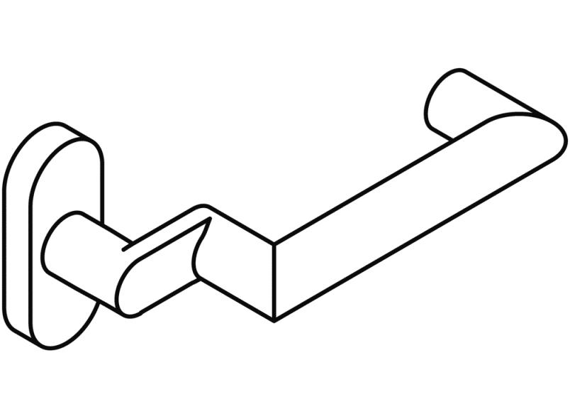 162PBR51.640 Фурнитура для рамных дверей модель 166.21п HEWI Beschläge für Außentüren  - Вид №7